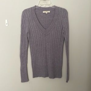 loft, long sleeve, V-neck sweater, size small, worn once